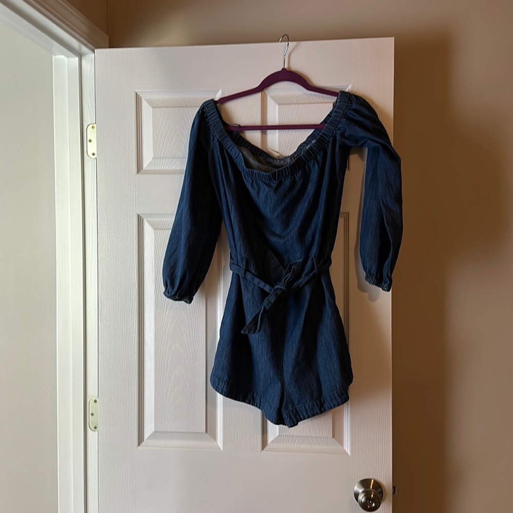 Free People Jean Romper Med